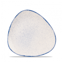 Stonecast Hints Indigo Blue Triangle Plate